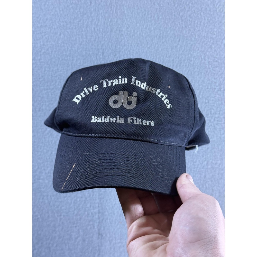Drive Train Industries Baldwin Filters Hat Cap Snap Back Mens One Size Black